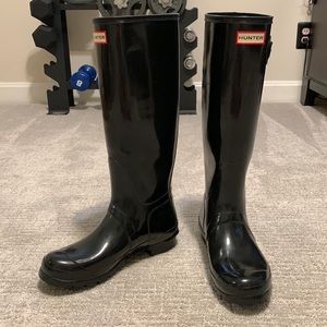 Hunter Black Women's Winter & Rain Boots